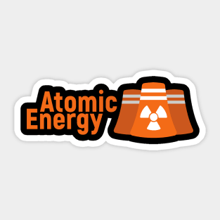 Atomic Energy Radioactive Sticker